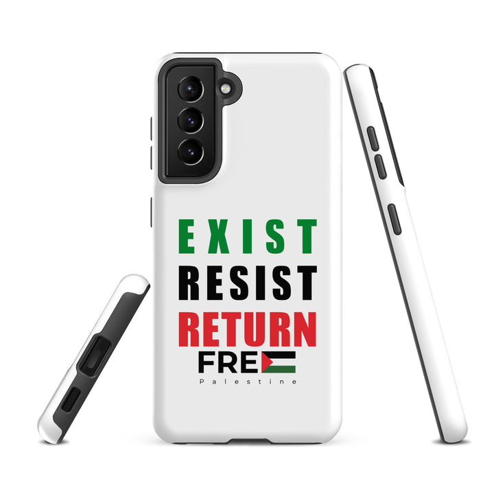 Exist. Resist. Return. - Tough Case for Samsung®, Samsung Matte Samsung Galaxy S21 Fe