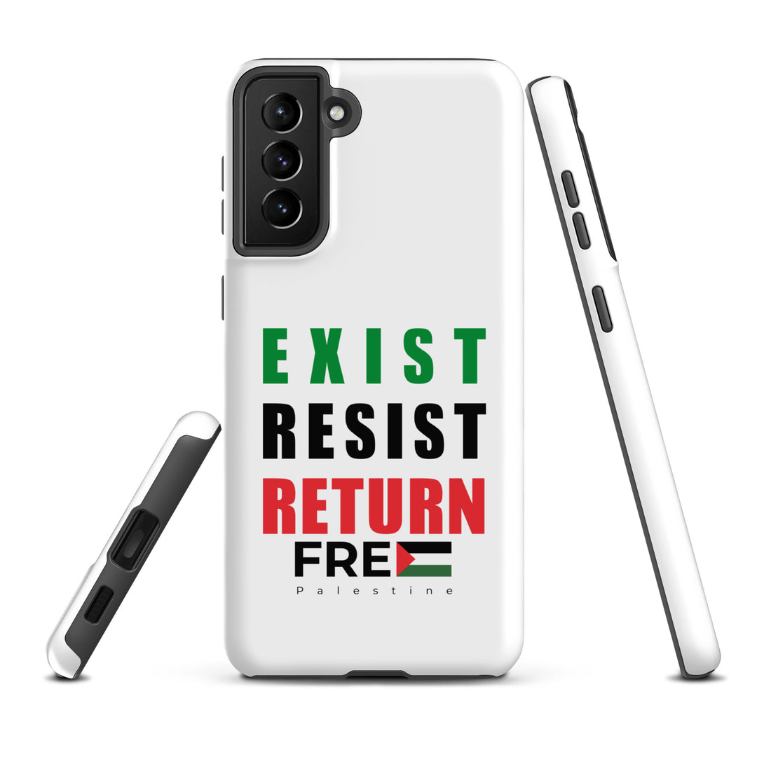 Exist. Resist. Return. - Tough Case for Samsung®, Samsung Matte Samsung Galaxy S21 Plus