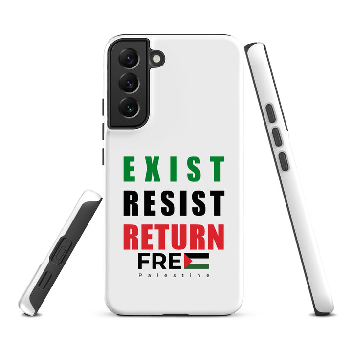 Exist. Resist. Return. - Tough Case for Samsung®, Samsung Matte Samsung Galaxy S22 Plus
