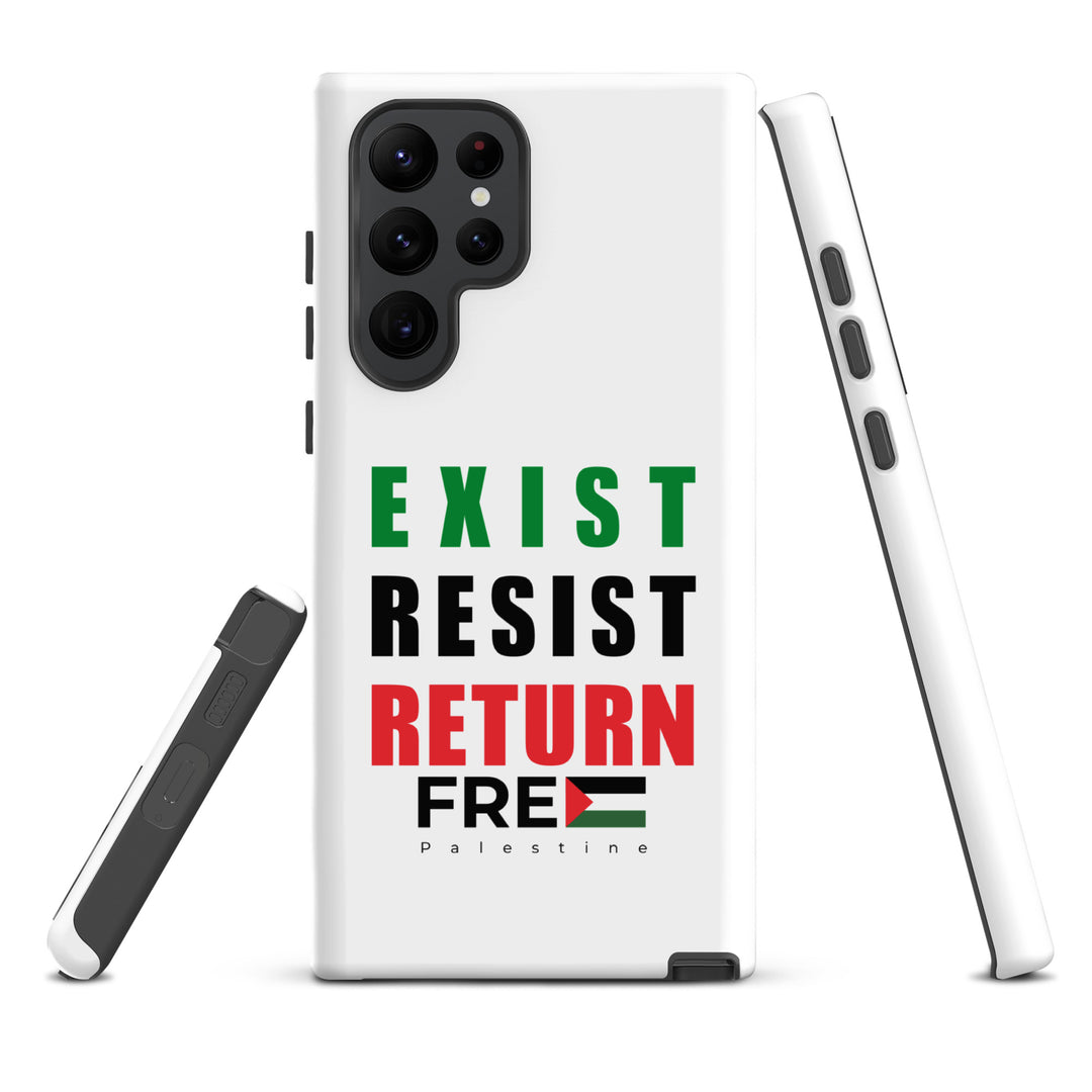 Exist. Resist. Return. - Tough Case for Samsung®, Samsung Matte Samsung Galaxy S22 Ultra