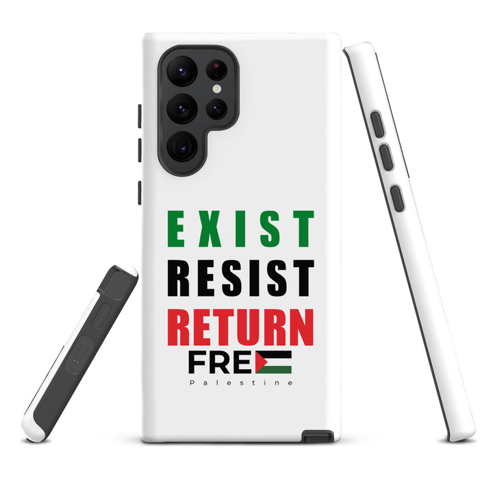 Exist. Resist. Return. - Tough Case for Samsung®, Samsung Matte Samsung Galaxy S22 Ultra