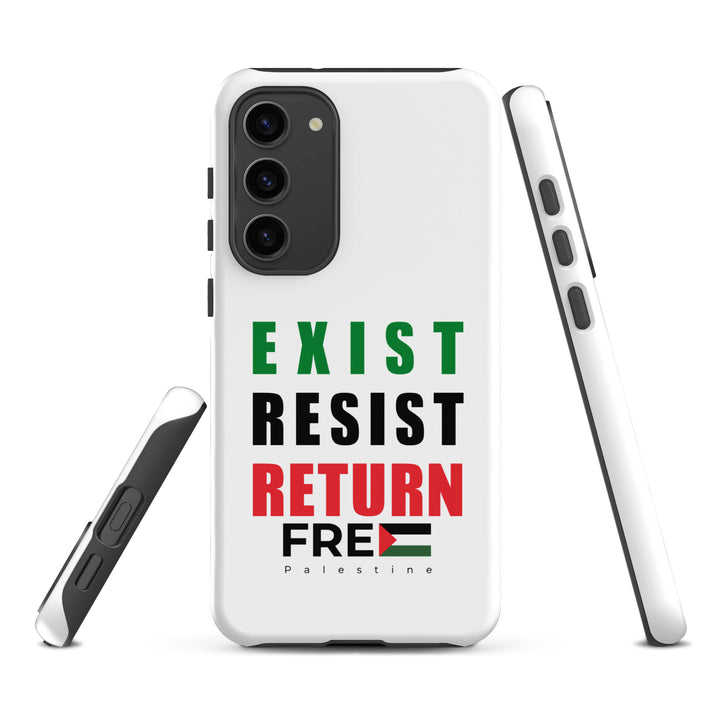 Exist. Resist. Return. - Tough Case for Samsung®, Samsung Matte Samsung Galaxy S23 Plus