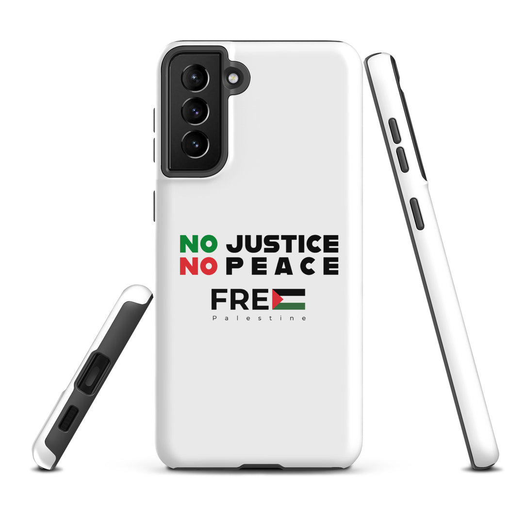 No Justice No Peace - Tough Case for Samsung®, Samsung Glossy Samsung Galaxy S21 Plus