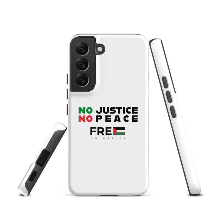 No Justice No Peace - Tough Case for Samsung®, Samsung Glossy Samsung Galaxy S22