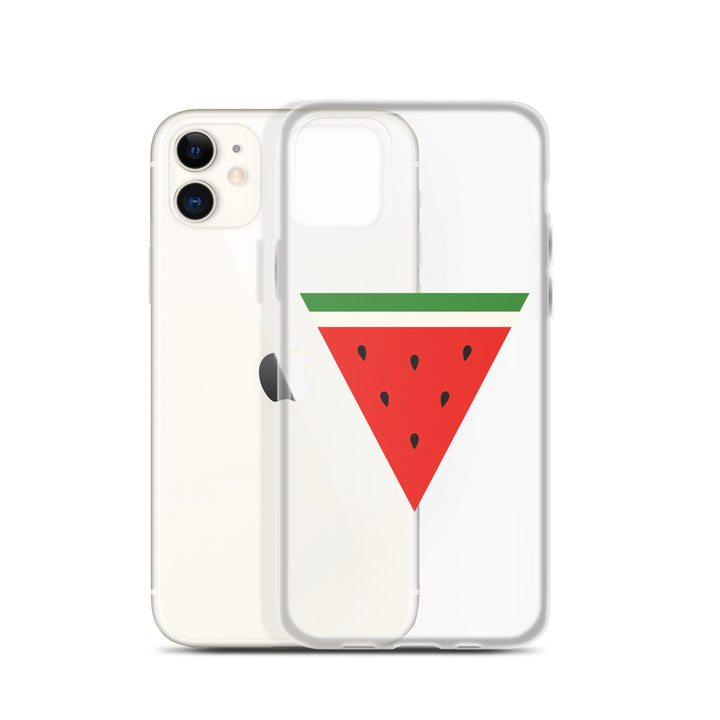 Triangle Watermelon - Clear Case for iPhone®, iPhone iPhone 11 Case With Phone