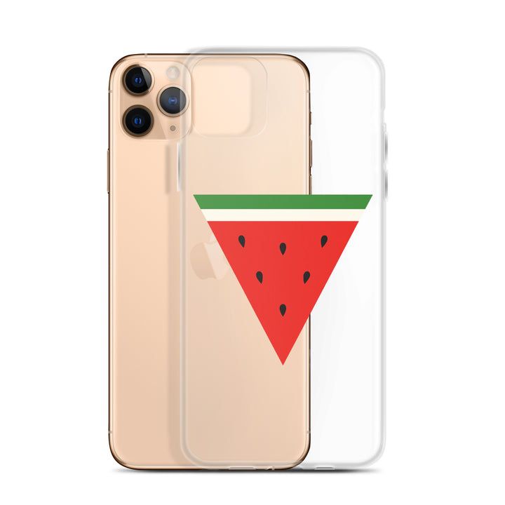 Triangle Watermelon - Clear Case for iPhone®, iPhone iPhone 11 Pro Max Case With Phone