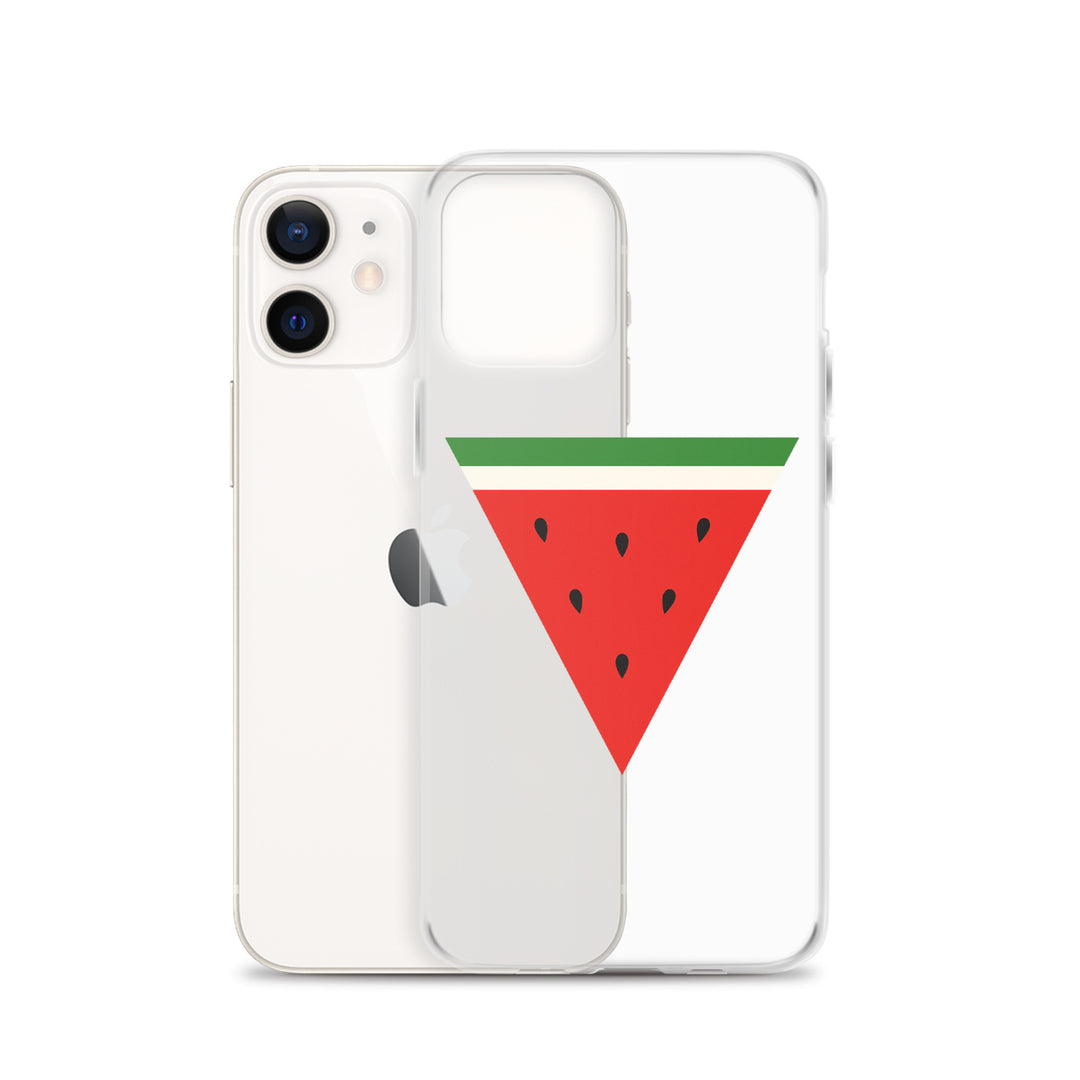 Triangle Watermelon - Clear Case for iPhone®, iPhone iPhone 12 Case With Phone