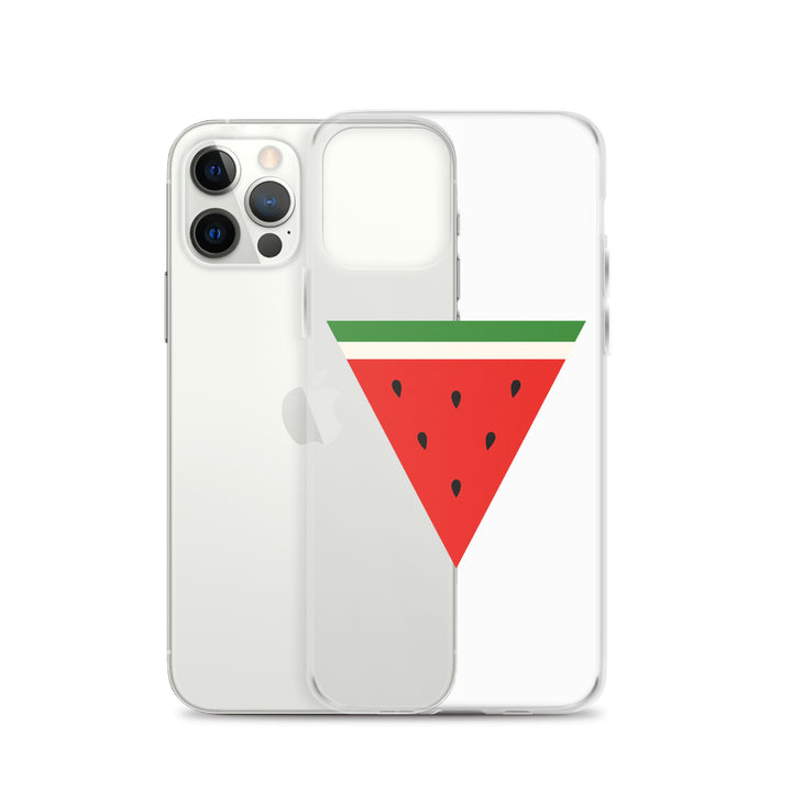 Triangle Watermelon - Clear Case for iPhone®, iPhone iPhone 12 Pro Case With Phone