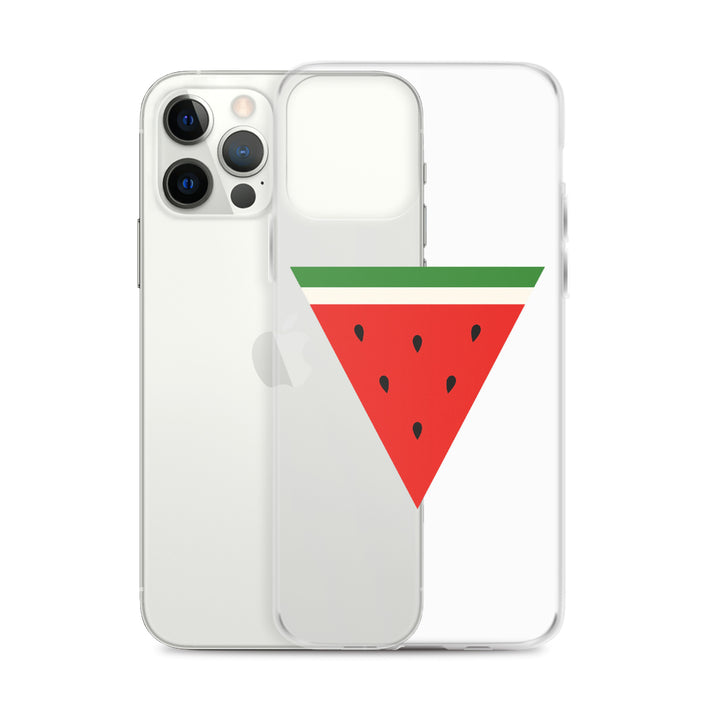 Triangle Watermelon - Clear Case for iPhone®, iPhone iPhone 12 Pro Max Case With Phone