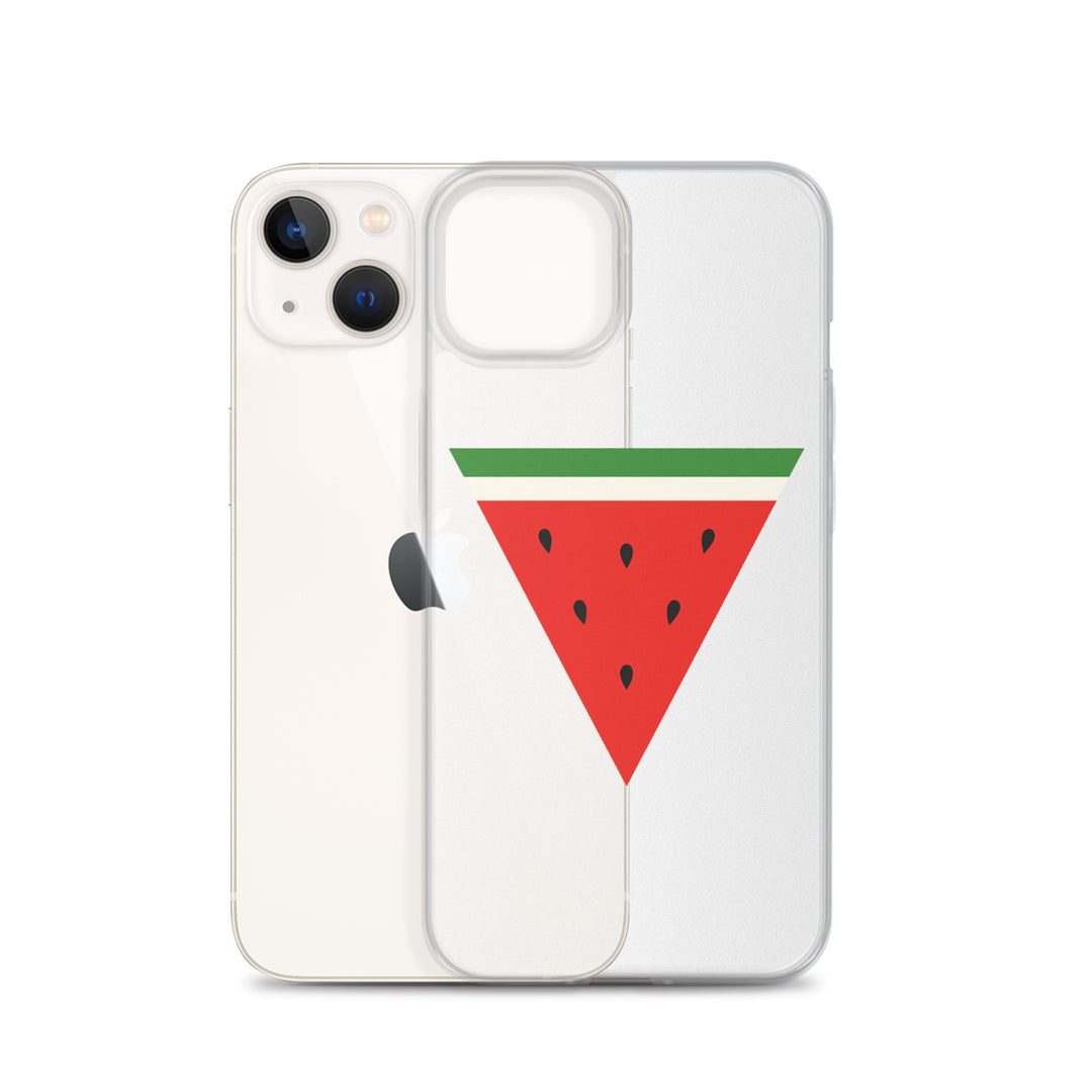 Triangle Watermelon - Clear Case for iPhone®, iPhone iPhone 13 Case With Phone