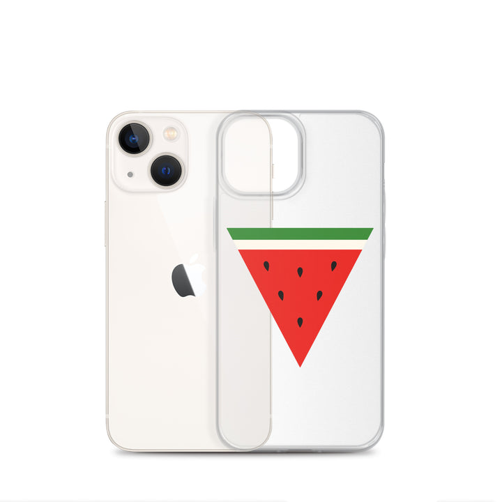 Triangle Watermelon - Clear Case for iPhone®, iPhone iPhone 13 Mini Case With Phone