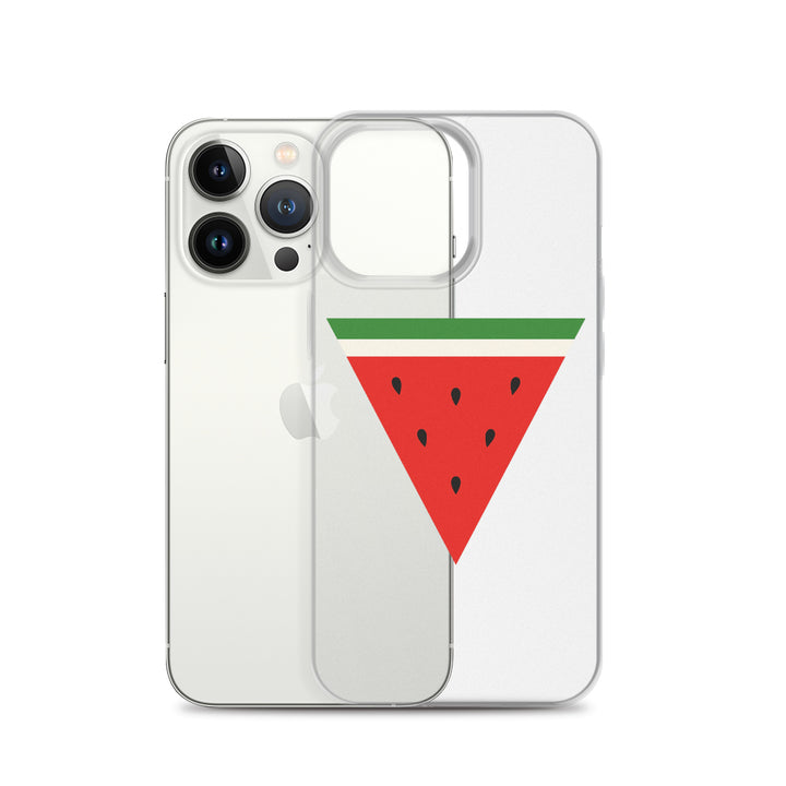 Triangle Watermelon - Clear Case for iPhone®, iPhone iPhone 13 Pro Case With Phone