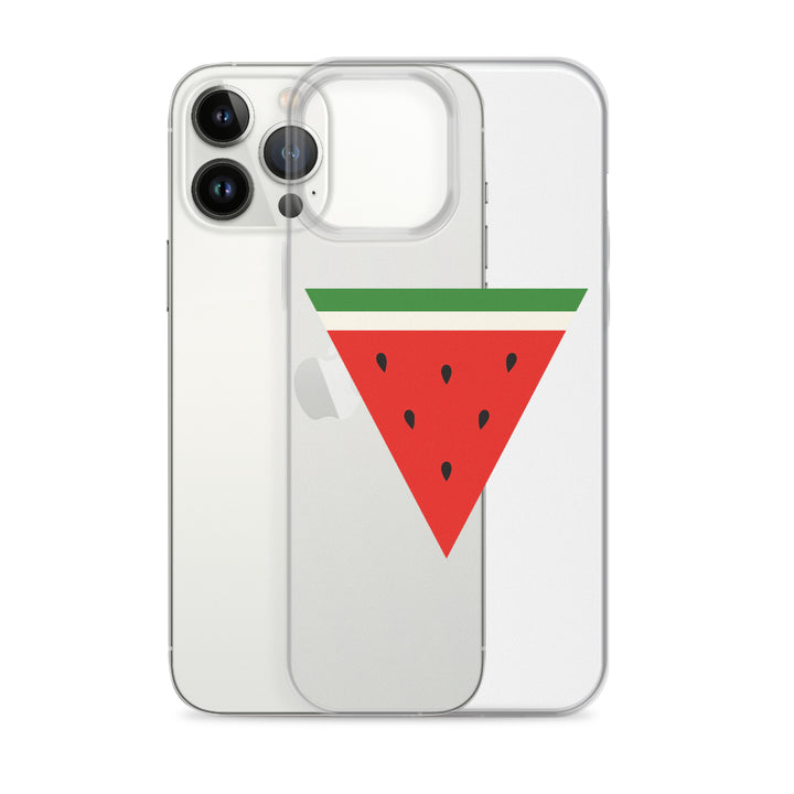 Triangle Watermelon - Clear Case for iPhone®, iPhone iPhone 13 Pro Max Case With Phone
