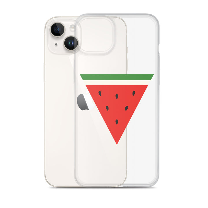 Triangle Watermelon - Clear Case for iPhone®, iPhone iPhone 14 Plus Case With Phone