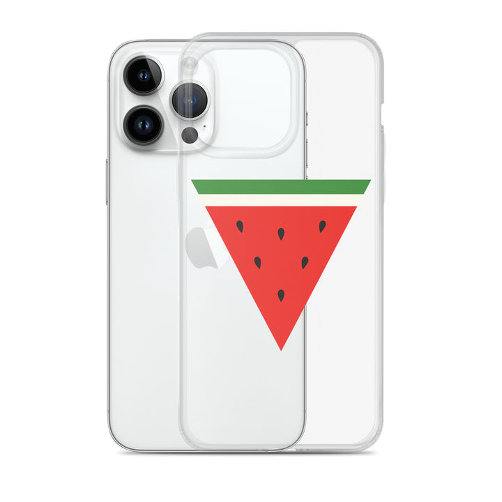 Triangle Watermelon - Clear Case for iPhone®, iPhone iPhone 14 Pro Max Case With Phone