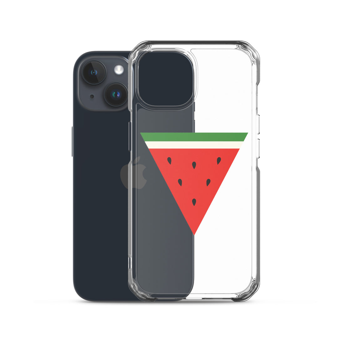 Triangle Watermelon - Clear Case for iPhone®, iPhone iPhone 15 Case With Phone