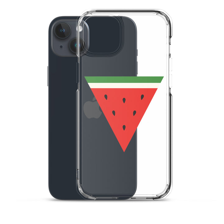 Triangle Watermelon - Clear Case for iPhone®, iPhone iPhone 15 Plus Case With Phone