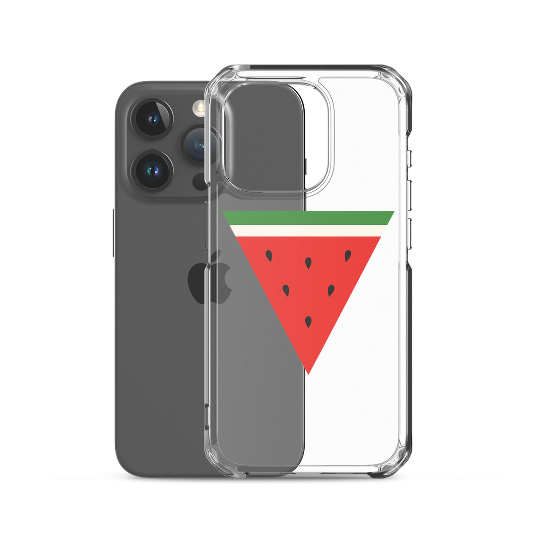 Triangle Watermelon - Clear Case for iPhone®, iPhone iPhone 15 Pro Case With Phone
