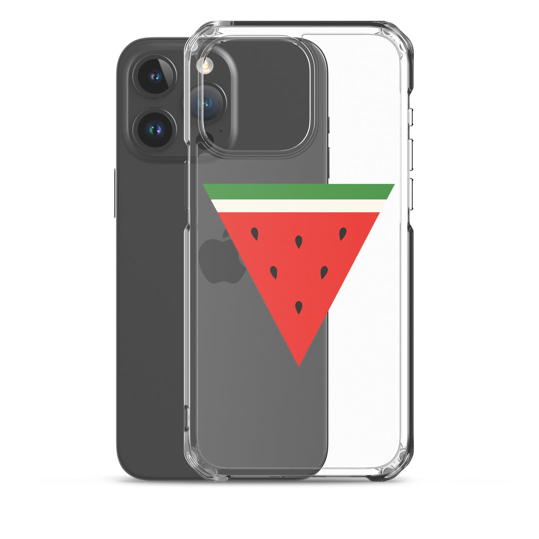 Triangle Watermelon - Clear Case for iPhone®, iPhone iPhone 15 Pro Max Case With Phone