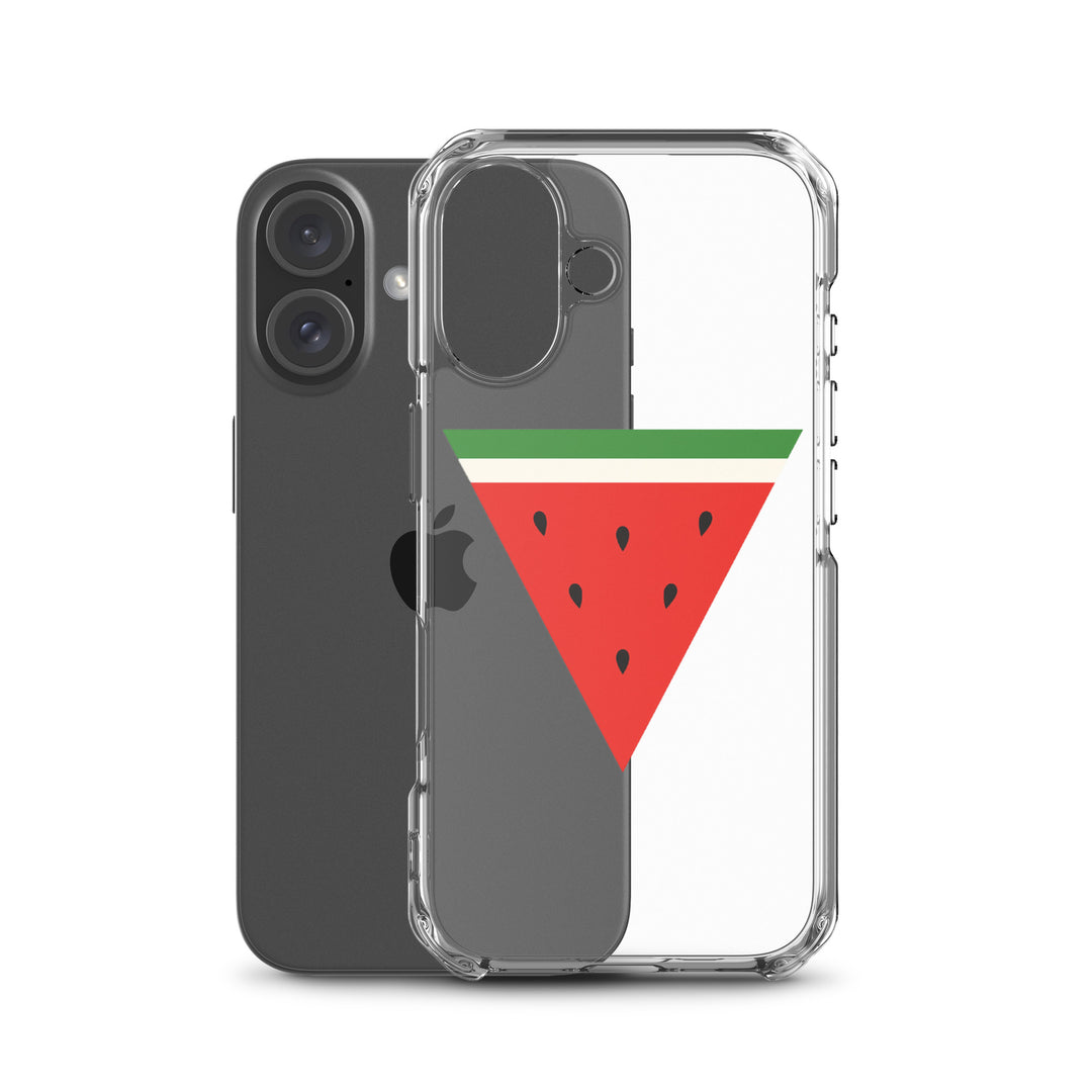 Triangle Watermelon - Clear Case for iPhone®, iPhone iPhone 16 Case With Phone