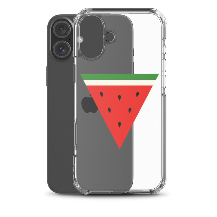 Triangle Watermelon - Clear Case for iPhone®, iPhone iPhone 16 Plus Case With Phone