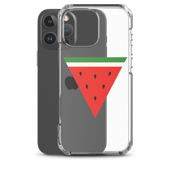 Triangle Watermelon - Clear Case for iPhone®, iPhone iPhone 16 Pro Max Case With Phone