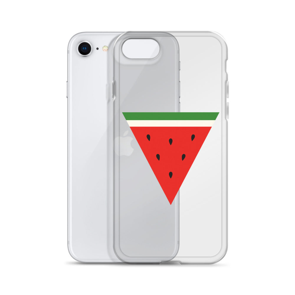 Triangle Watermelon - Clear Case for iPhone®, iPhone iPhone Se Case With Phone