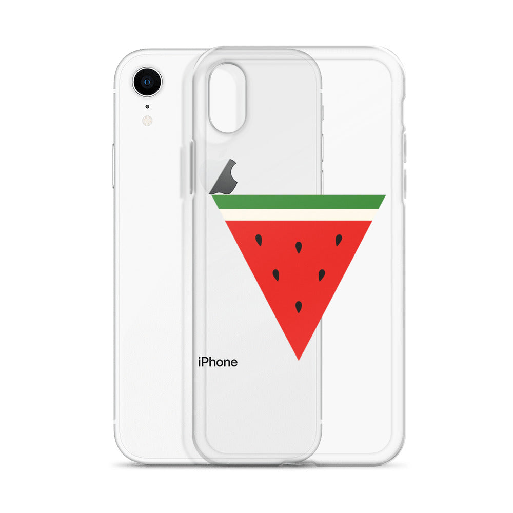 Triangle Watermelon - Clear Case for iPhone®, iPhone iPhone Xr Case With Phone