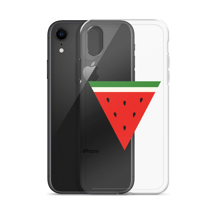Triangle Watermelon - Clear Case for iPhone®, iPhone iPhone Xr Case With Phone