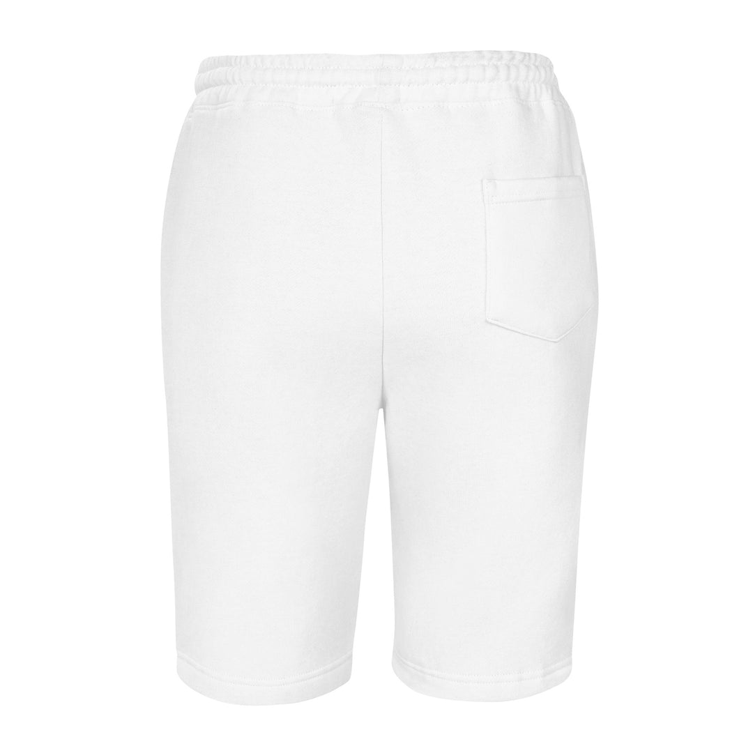Triangle Watermelon - Men’s Fleece Shorts, Mens Fleece Shorts White