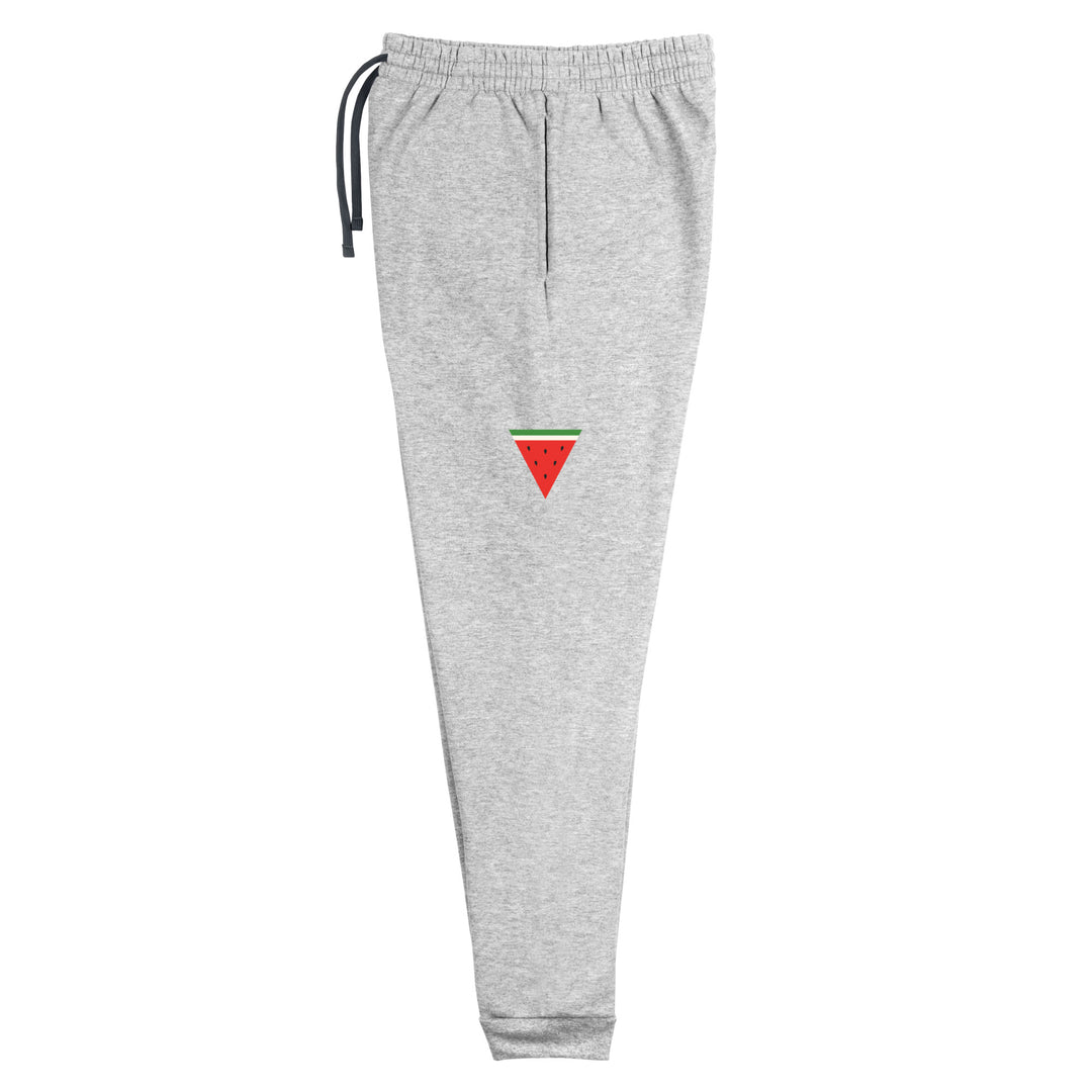 Triangle Watermelon - Men’s Joggers, Heather Left Leg