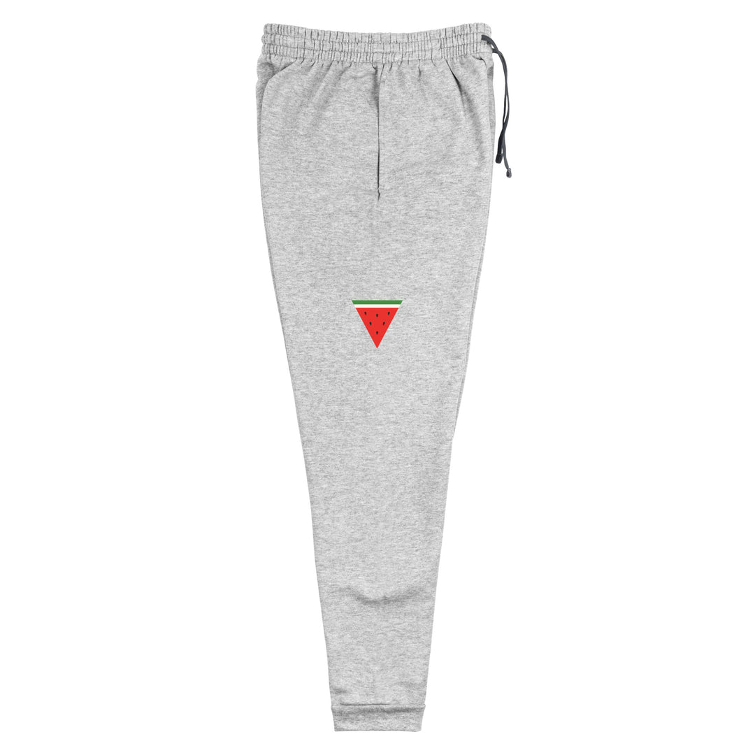 Triangle Watermelon - Men’s Joggers, Heather Right Leg