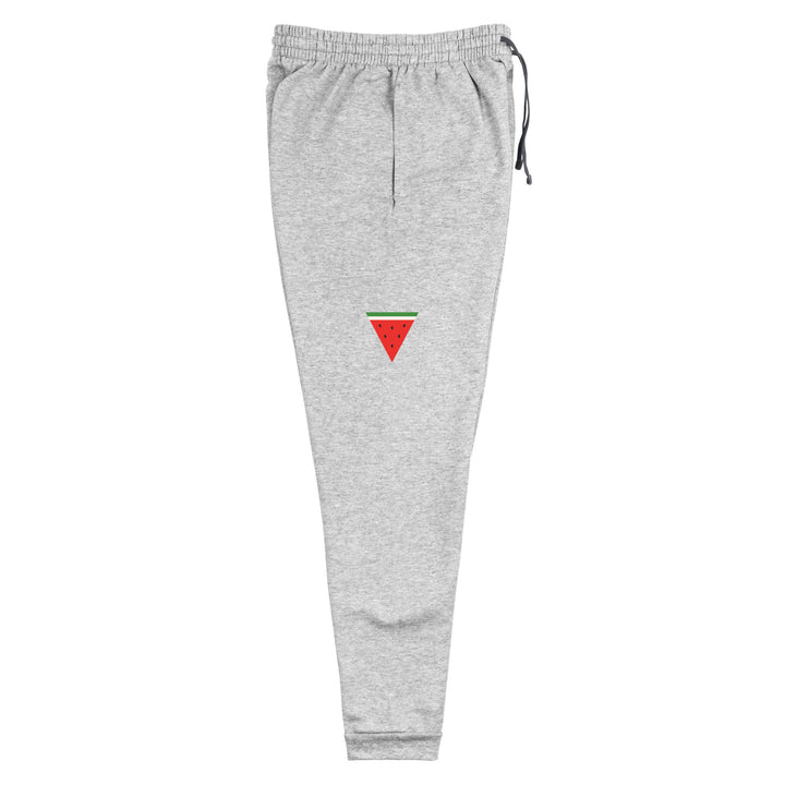 Triangle Watermelon - Men’s Joggers, Heather Right Leg