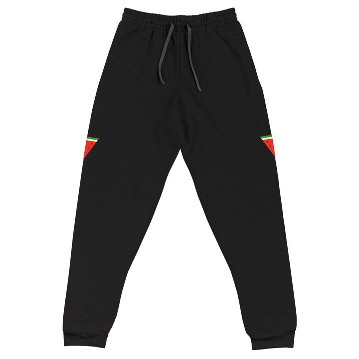 Triangle Watermelon - Men’s Joggers, Black