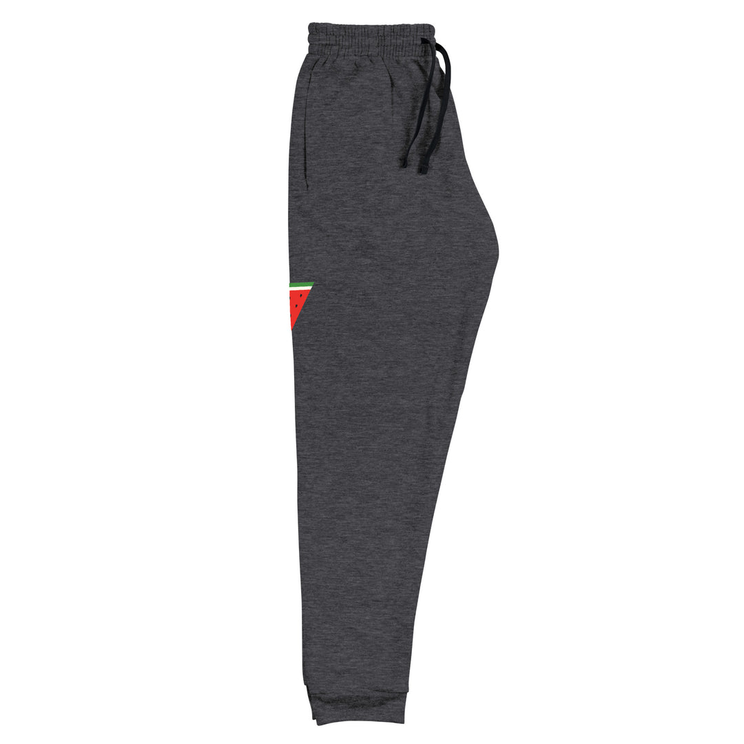 Triangle Watermelon - Men’s Joggers, Black Heather