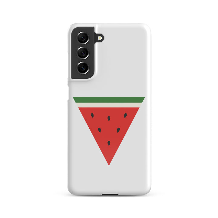 Triangle Watermelon - Snap Case for Samsung®, Samsung Glossy Samsung Galaxy S21 Fe