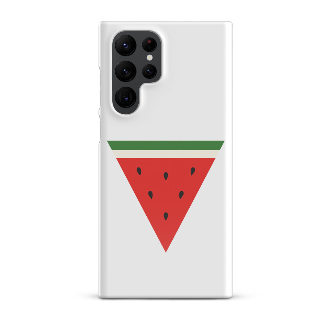 Triangle Watermelon - Snap Case for Samsung®, Samsung Glossy Samsung Galaxy S22 Ultra
