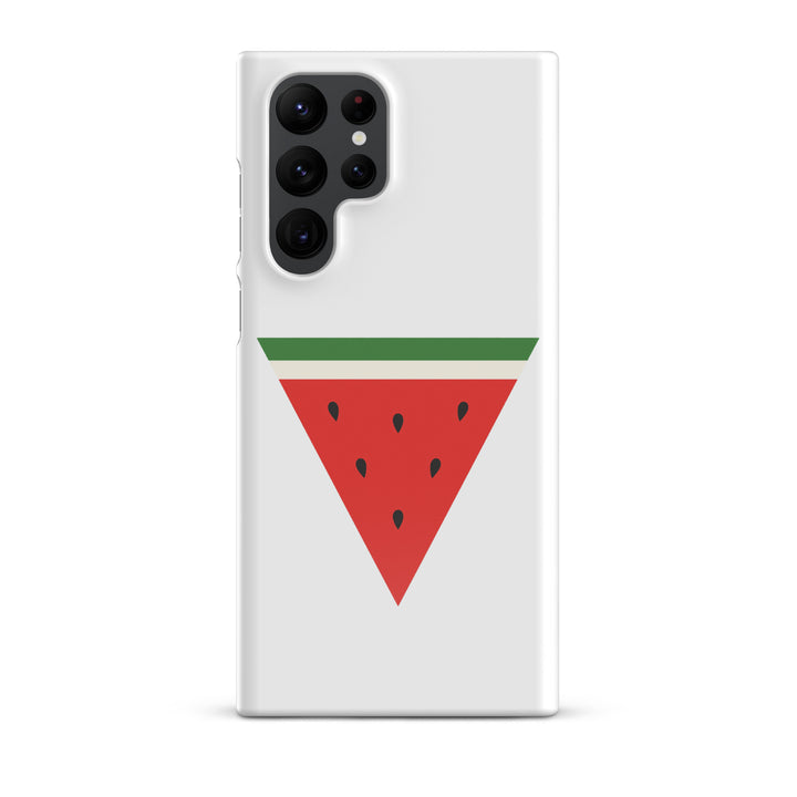 Triangle Watermelon - Snap Case for Samsung®, Samsung Glossy Samsung Galaxy S22 Ultra