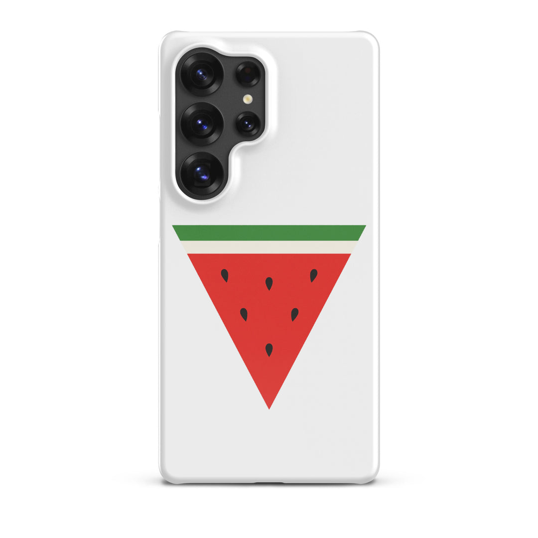 Triangle Watermelon - Snap Case for Samsung®, Samsung Glossy Samsung Galaxy S25 Ultra