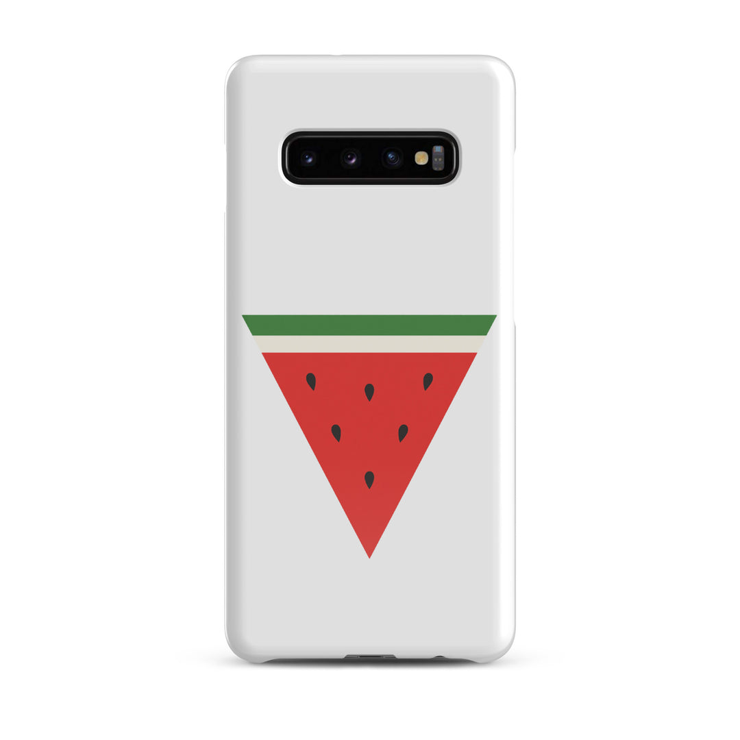 Triangle Watermelon - Snap Case for Samsung®, Samsung Glossy Samsung Galaxy S10 Plus