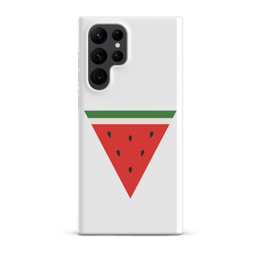 Triangle Watermelon - Snap Case for Samsung®, Samsung Matte Samsung Galaxy S22 Ultra