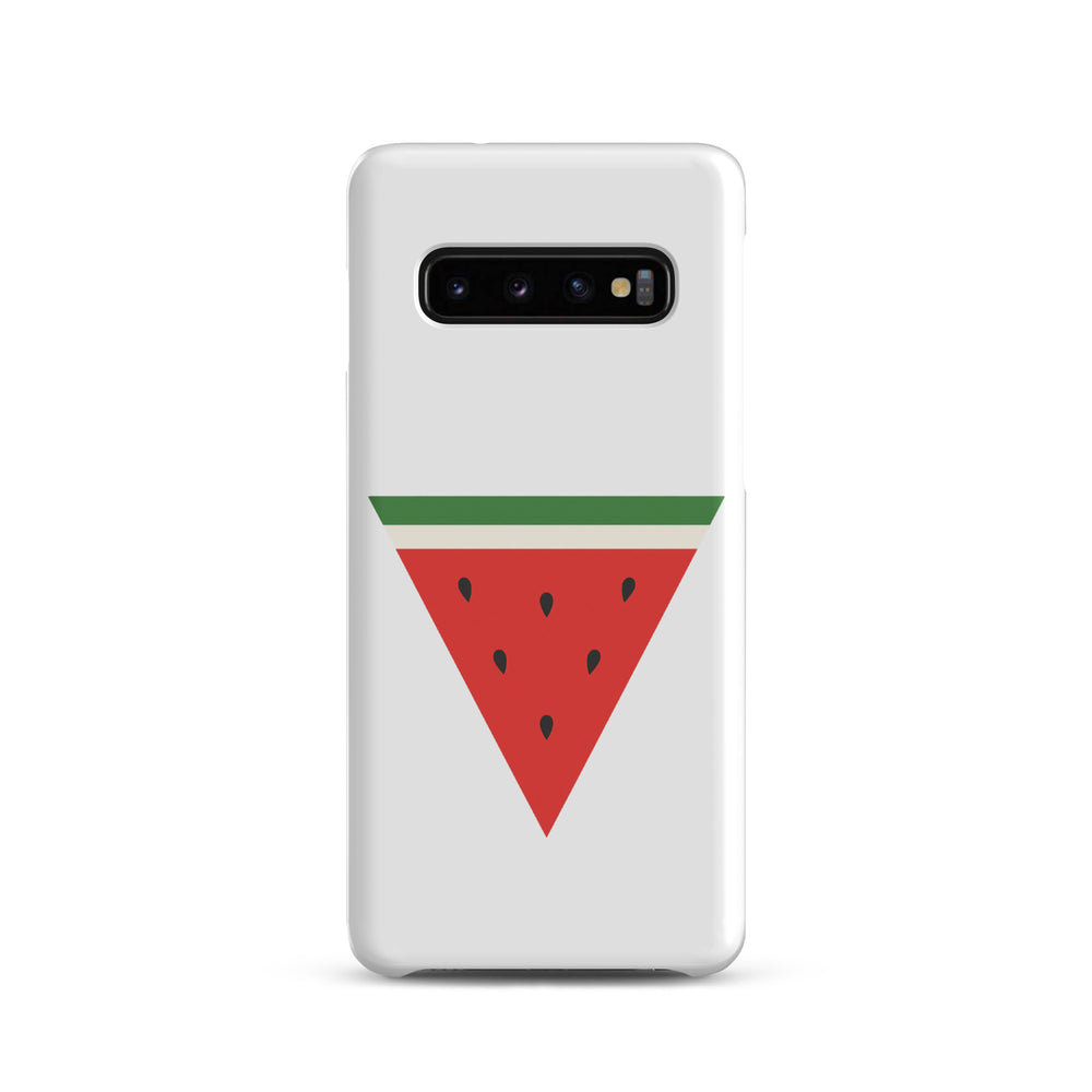 Triangle Watermelon - Snap Case for Samsung®, Samsung Matte Samsung Galaxy S10