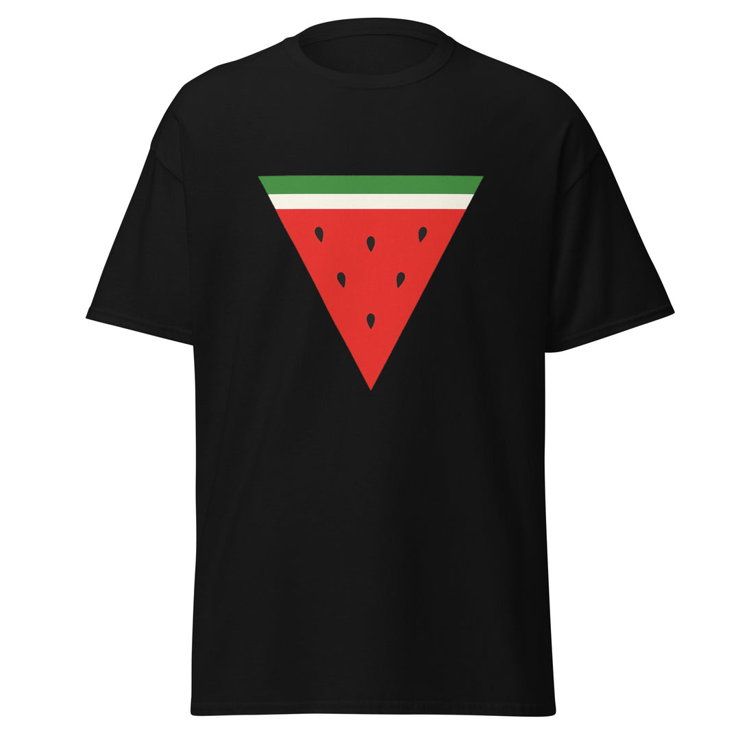 Triangle Watermelon - Men’s Classic Tee, Black