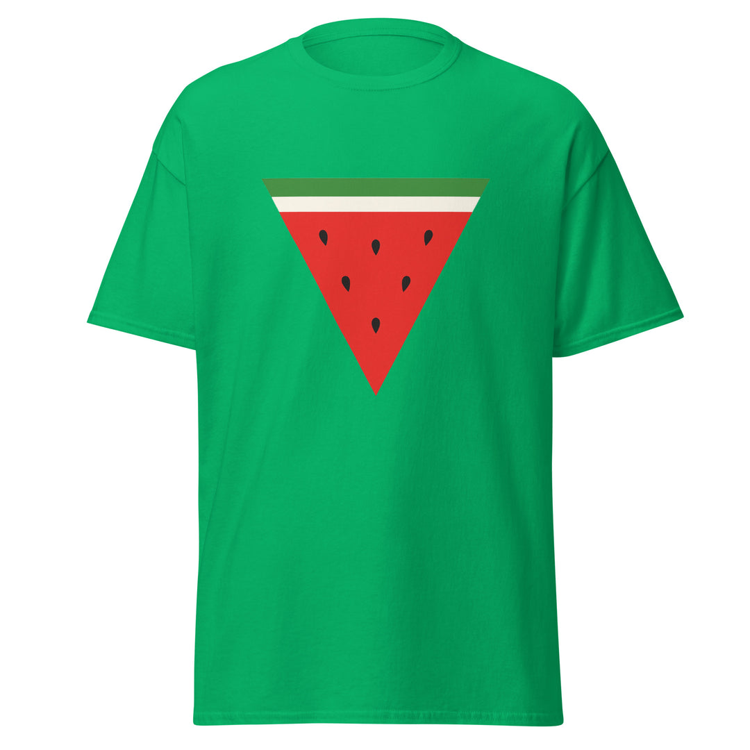Triangle Watermelon - Men’s Classic Tee, Irish Green