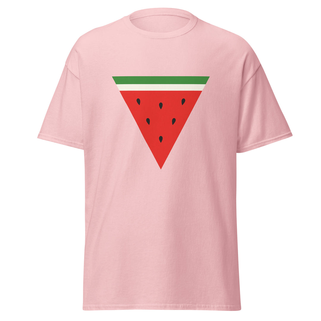 Triangle Watermelon - Men’s Classic Tee, Light Pink