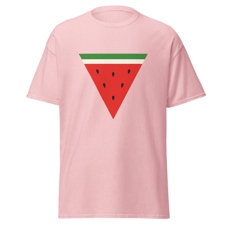 Triangle Watermelon - Men’s Classic Tee, Light Pink