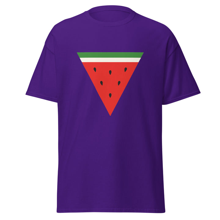 Triangle Watermelon - Men’s Classic Tee, Purple