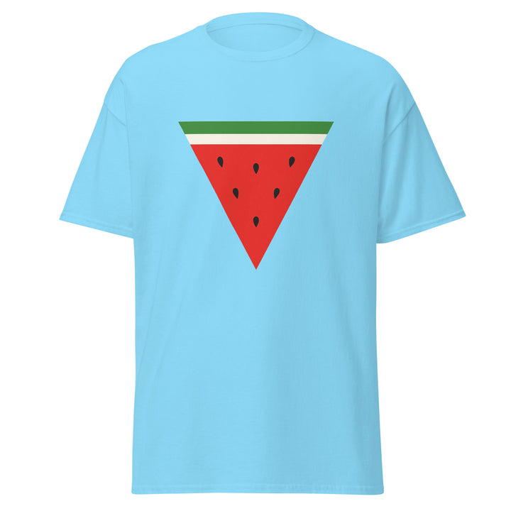 Triangle Watermelon - Men’s Classic Tee, Sky