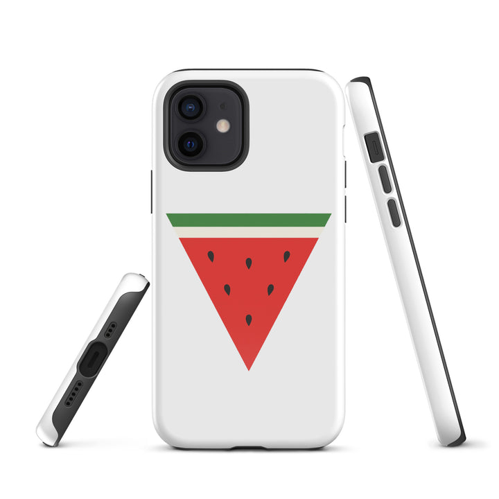 Triangle Watermelon - Tough Case for iPhone®, Glossy iPhone 12