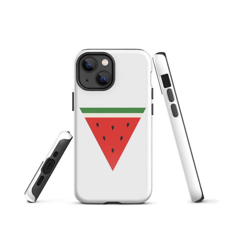 Triangle Watermelon - Tough Case for iPhone®, Glossy iPhone 13 Mini